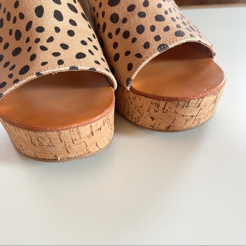 Dolce Vita Barta Leopard Print Wedge - Picture 6 of 10